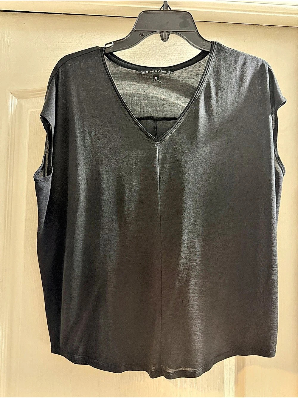 White House Black Market V-Neck Top